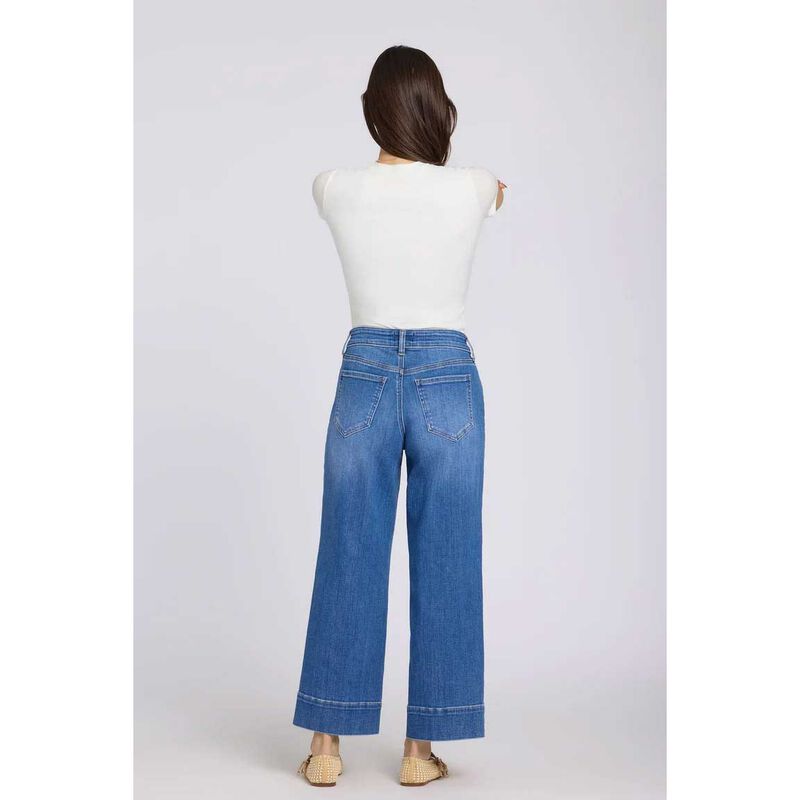 NYDJ Teresa Wide Leg Ankle 3" Hem Jeans image number 1